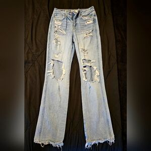 Flying Monkey Ultra High Rise Straight Jeans Waist Size 23 Standard Size